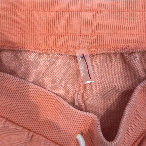 Free People Movement Playbook Peach Sweatpants Joggers With Pockets Small - Picture 4 of 6